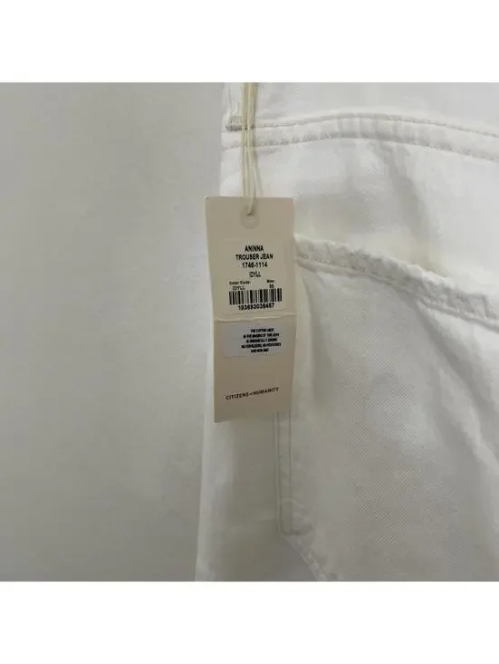 Citizens Of Humanity Annina Trouser Jeans Soft White Size 33 NWT $228msrp - Picture 10 of 14